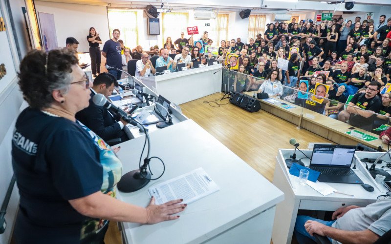 Manifesto do Ceprol na Câmara de Vereadores de São Leopoldo