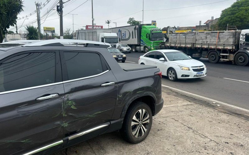 BR-116: Manhã de caos na rodovia por conta de obras e acidente 
