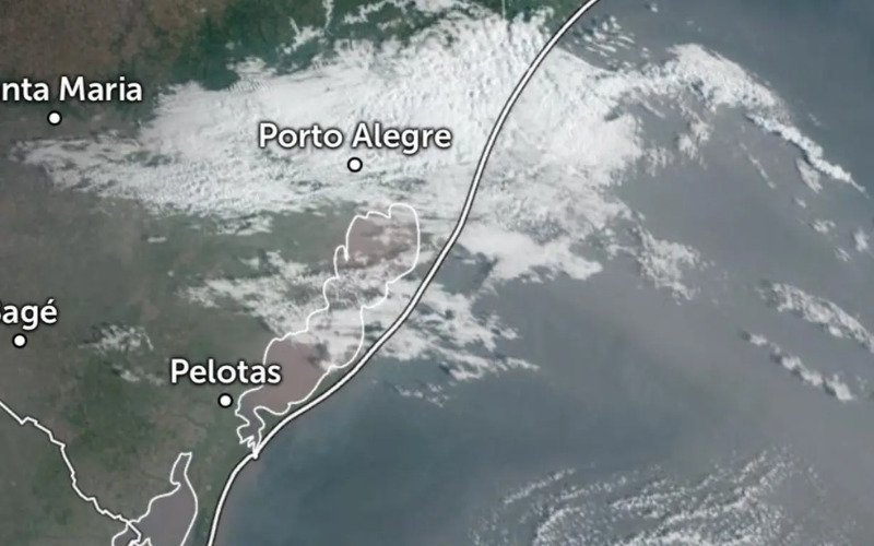 Nuvem de poeira avançou pelo Leste da Argentina, chegou ao Uruguai e alcançou a costa gaúcha com muito fraca intensidade em altitude | abc+