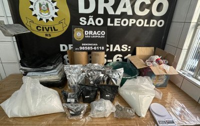 Laboratório para preparo de cocaína é descoberto em São Leopoldo