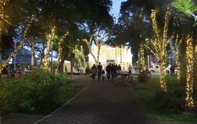 Decoração de Natal no Centro de Novo Hamburgo
