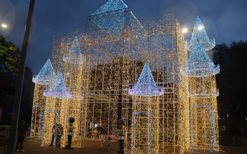 Decoração de Natal no Centro de Novo Hamburgo