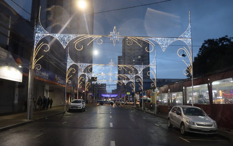 Decoração de Natal no Centro de Novo Hamburgo