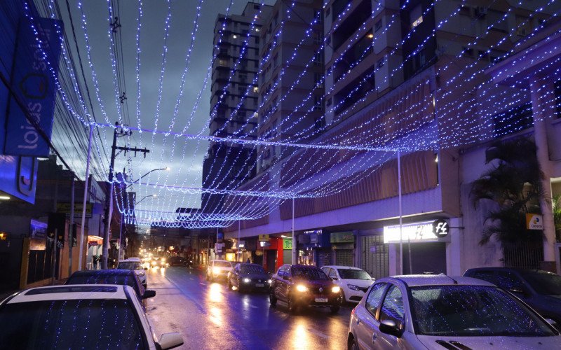 Decoração de Natal no Centro de Novo Hamburgo