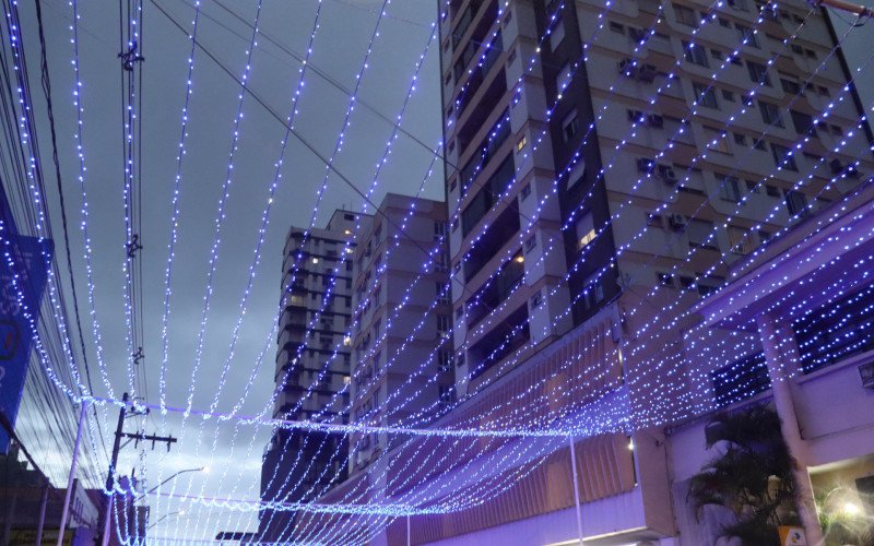 Decoração de Natal no Centro de Novo Hamburgo