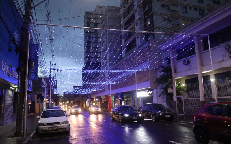 Decoração de Natal no Centro de Novo Hamburgo