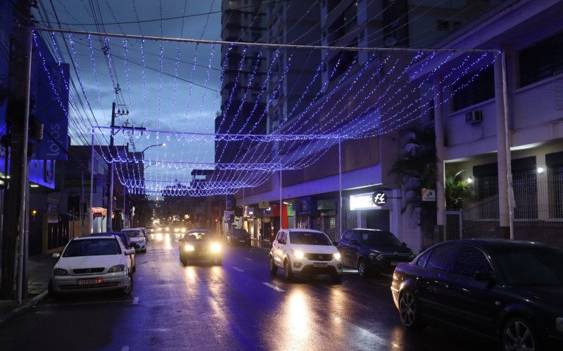 Decoração de Natal no Centro de Novo Hamburgo