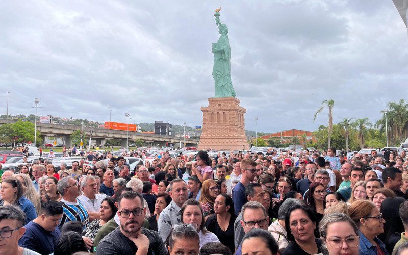 Fila na inauguração da Havan Novo Hamburgo | abc+