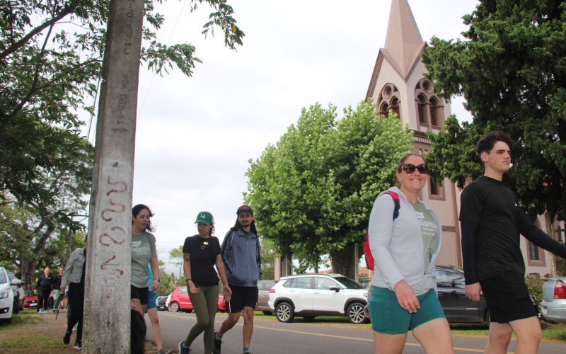 O percurso do projeto destacou o patrimônio local, como a Igreja Luterana de 1894 | abc+