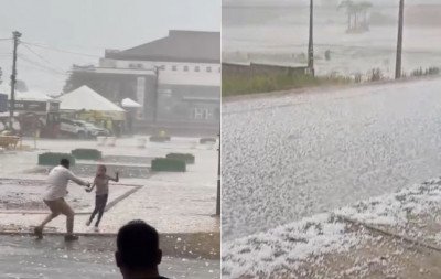 Pior tempestade de granizo do ano deixa 113 feridos em cidade do RS: Queda de pedras de gelo do tamanho de ovos de galinha causou pânico e destruição