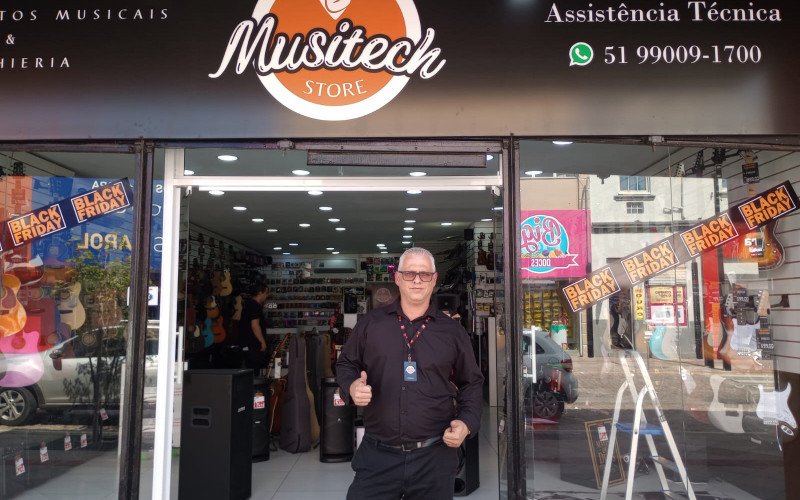 Samuel de Mello contou que a Black Friday começou na segunda-feira na Musitech Store