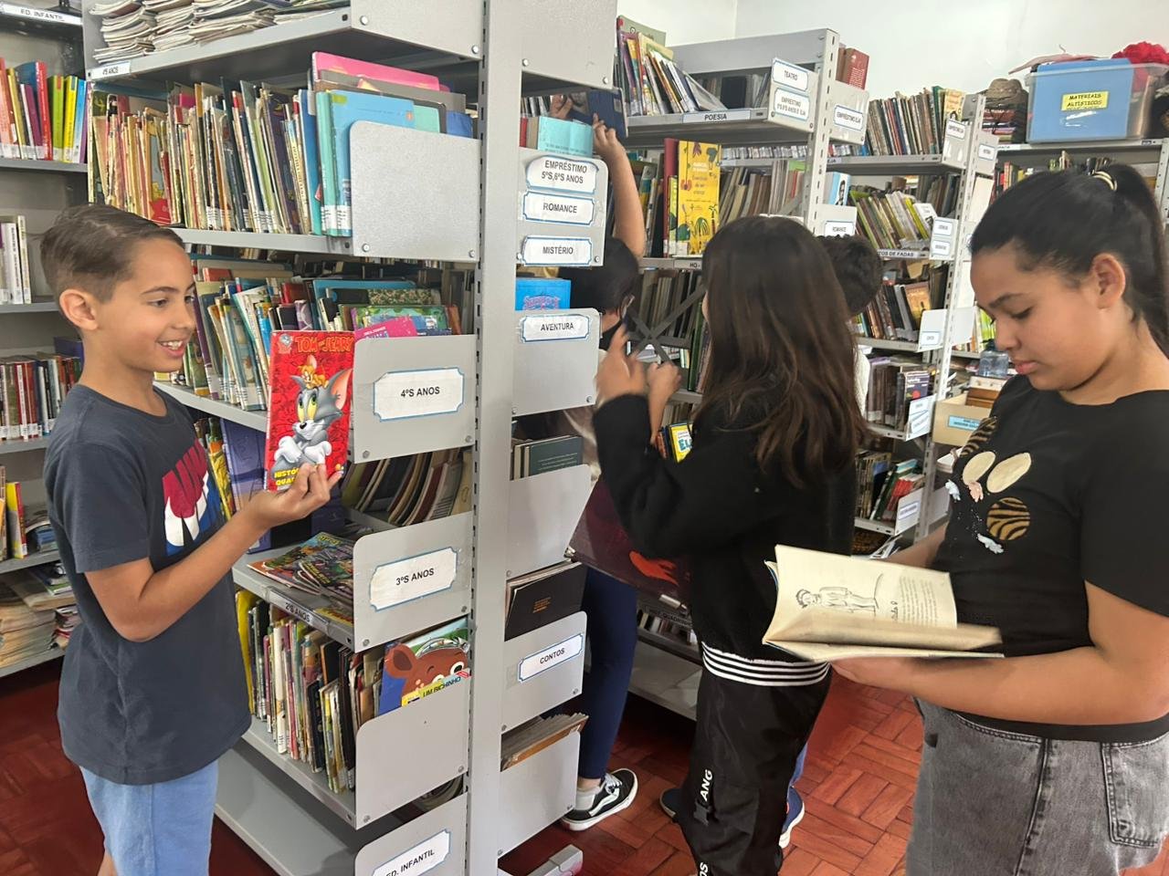 Todos os 540 alunos têm atividades na biblioteca | abc+
