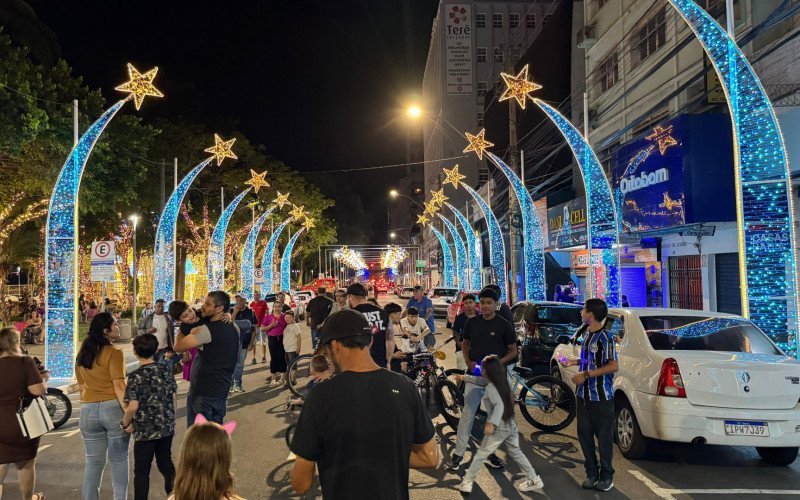 Decoração na Avenida Pedro Adams Filho