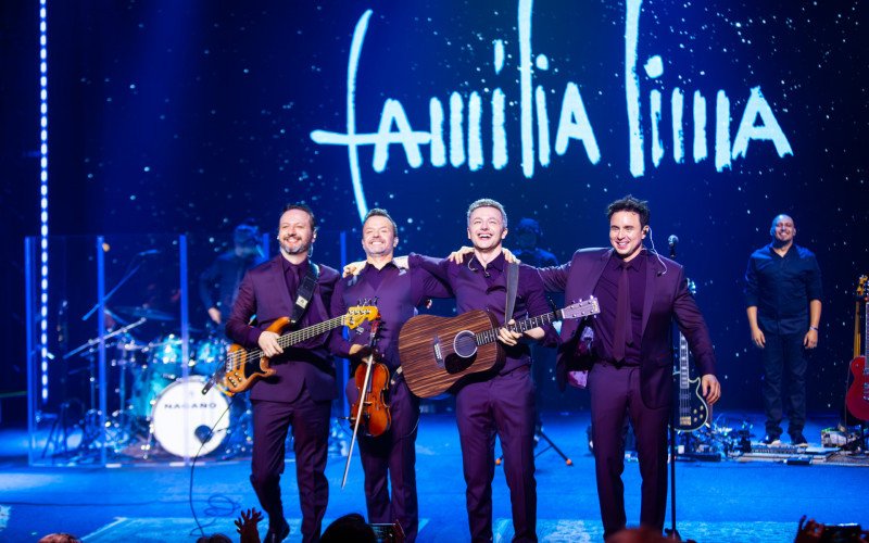 Família Lima abre programação do Natal dos Vinhedos