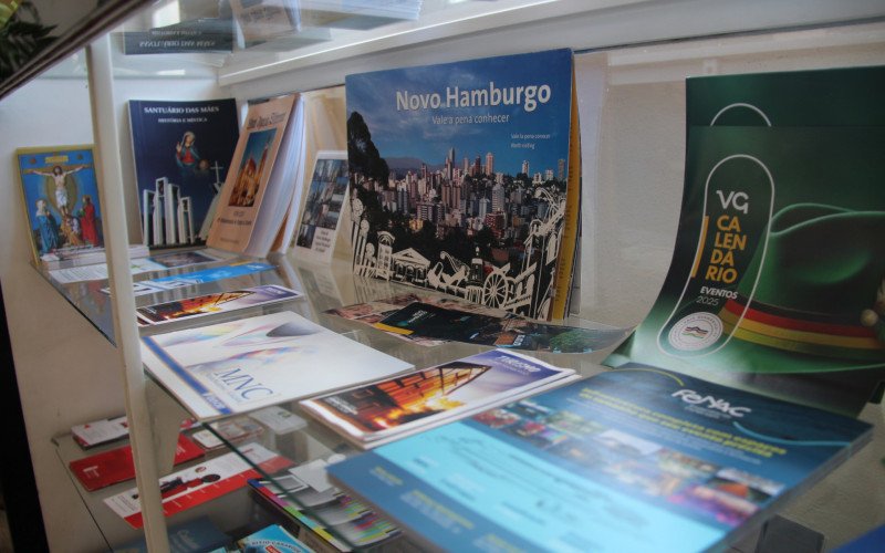 Receptivo conta com material informativo de Novo Hamburgo e região