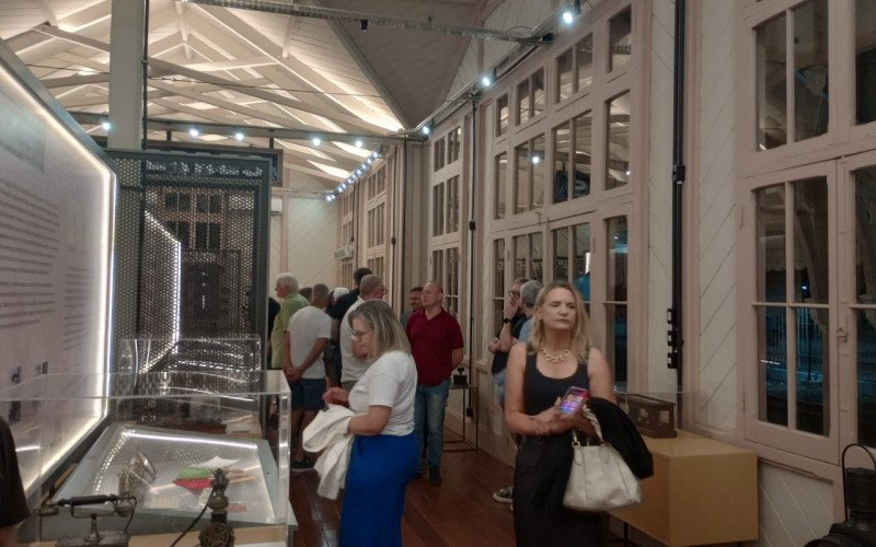 Reinauguração do Museu do Trem na noite de ontem