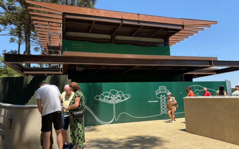 Inauguração do novo mirante do Parque do Caracol, em Canela