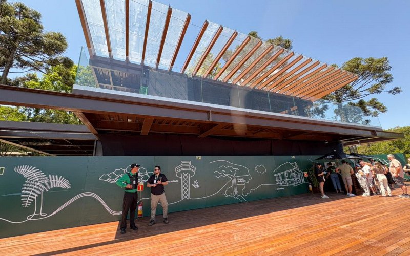 Inauguração do novo mirante do Parque do Caracol, em Canela