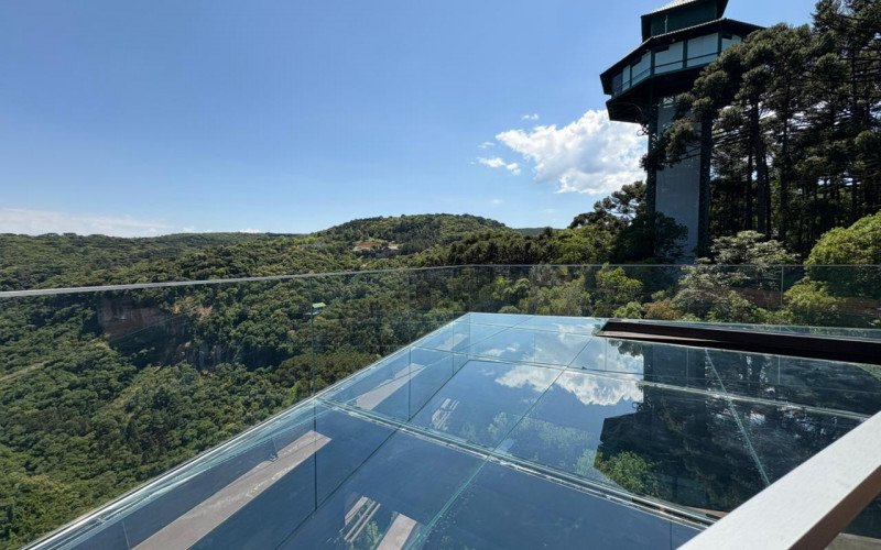 Inauguração do novo mirante do Parque do Caracol, em Canela