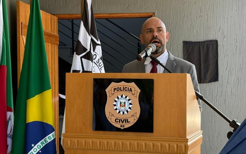 Delegado Vladimir Medeiros, titular da Delegacia de Polícia de Canela