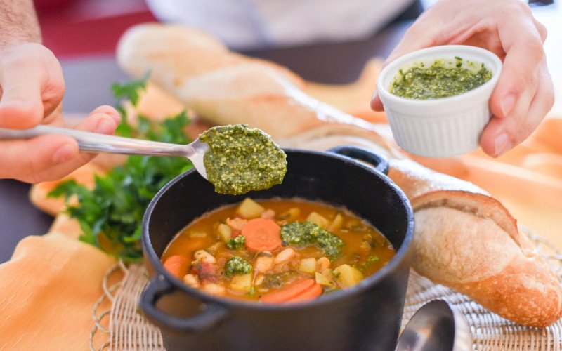 Minestrone com pesto | abc+
