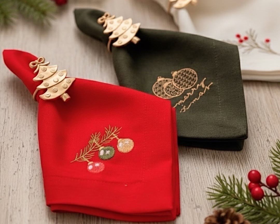Guardanapos decorados | abc+