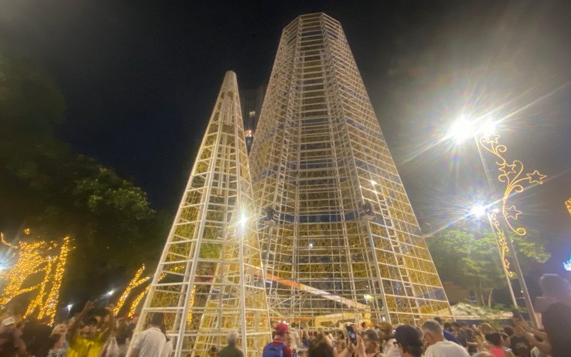 Acendimento das luzes da maior árvore de Natal do RS é adiado em Novo Hamburgo | abc+