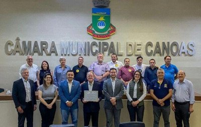 Câmara de Canoas homenageia o centenário da Sicredi Origens
