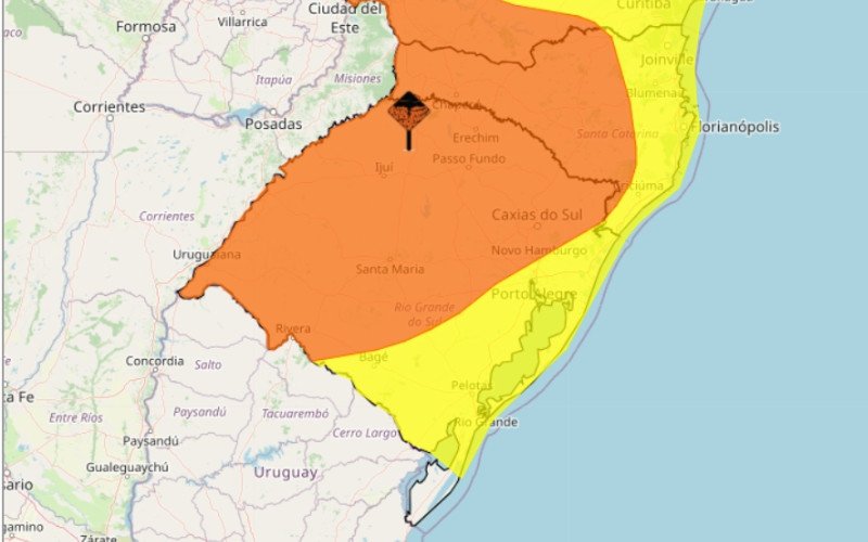 RS está em alerta para tempestades entre este domingo (30) e segunda-feira (1º) | abc+