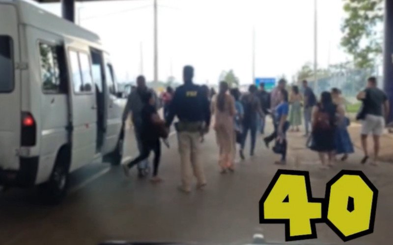 Van com 40 passageiros em veículo com capacidade para 16 é flagrada pela PRF | abc+