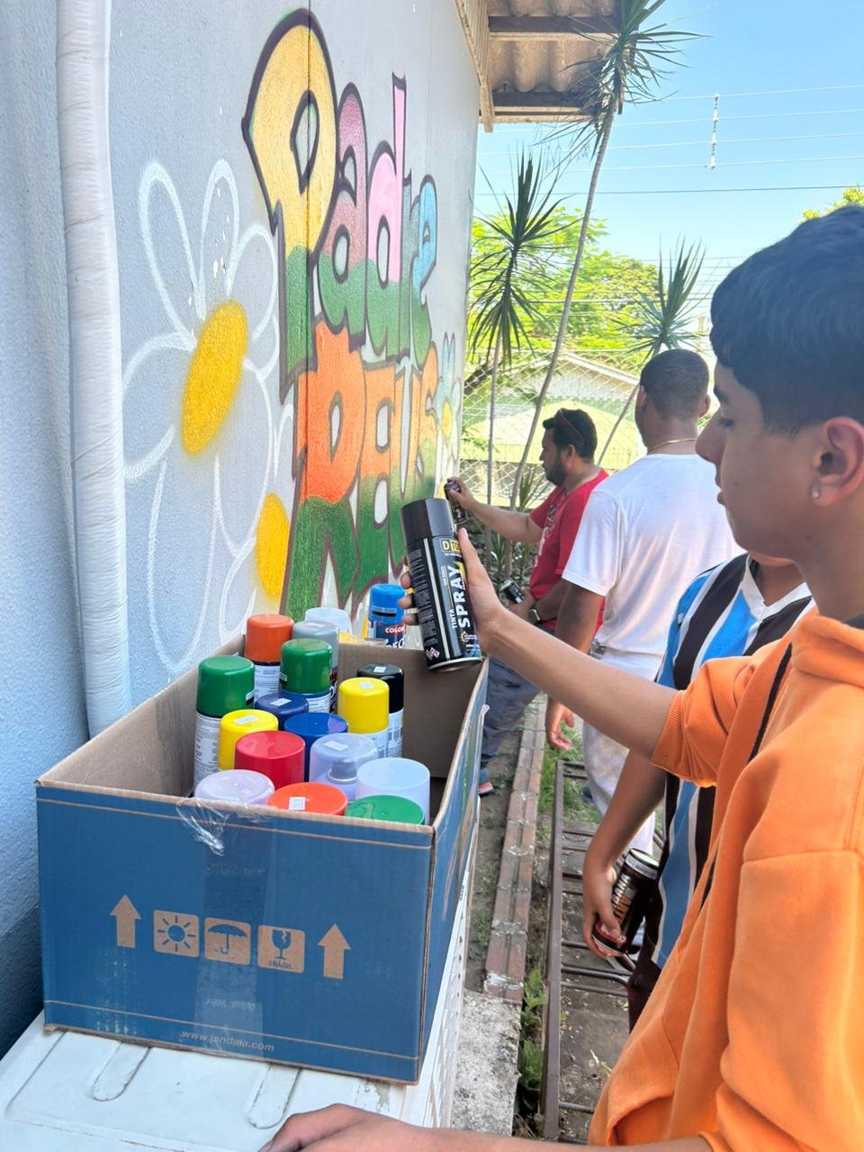 Diferença entre pichação e grafite fez parte das atividades pela paz | abc+