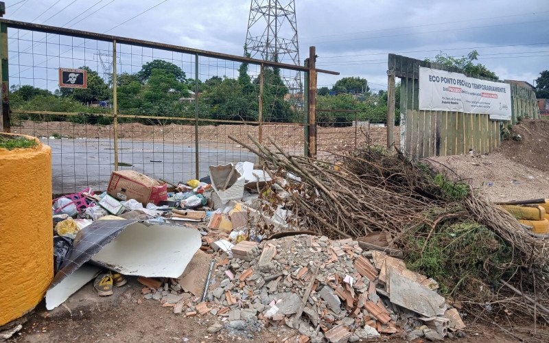 Ecoponto fechado fica na Avenida Esperança | abc+