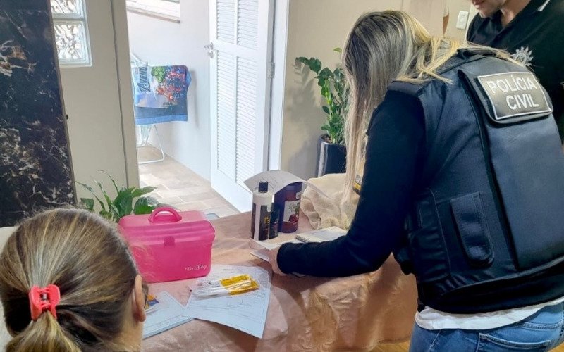 Equipamento foi apreendido na manhã desta segunda-feira (1°)