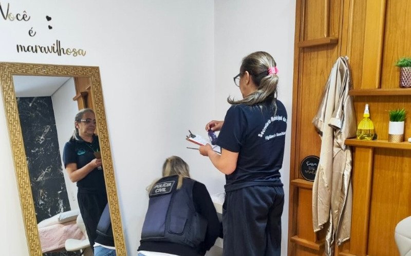 Equipamento foi apreendido na manhã desta segunda-feira (1°)