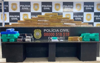 Mais de 47 quilos de maconha são apreendidos com homem no Vale do Sinos
