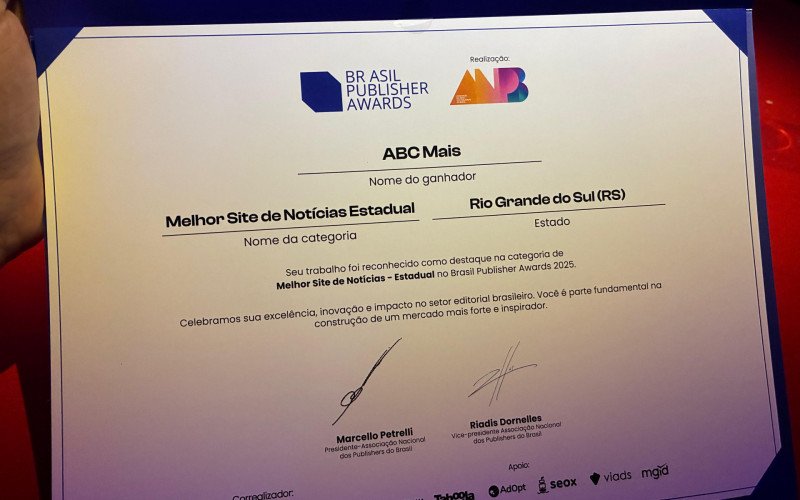ABCmais, do Grupo Sinos, é reconhecido como o melhor site de notícias estadual | abc+