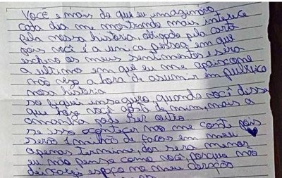 Pai denuncia vizinho de 41 anos por enviar carta e trocar mensagens com menina de 11 anos na região metropolitana