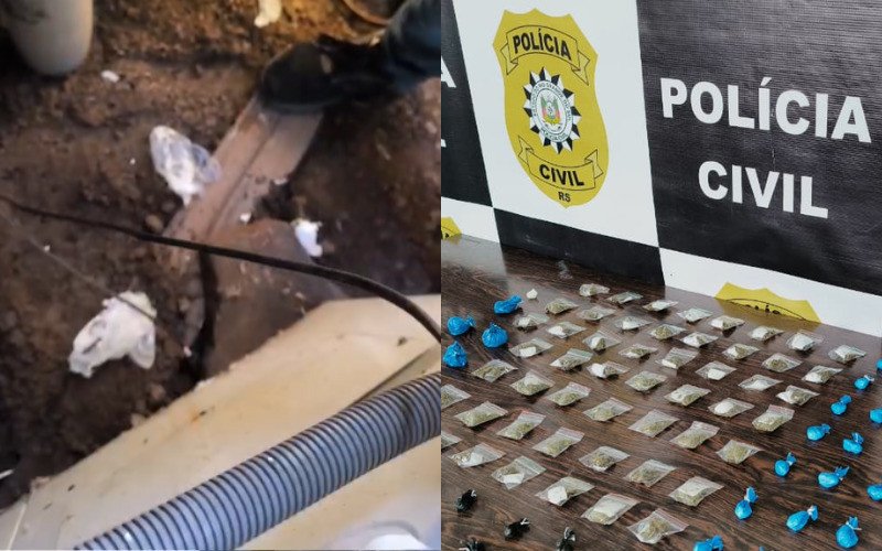 Droga atrás da máquina de lavar: Polícia descobre novos esconderijos e prende mais 5 por tráfico na Chácara dos Leões
