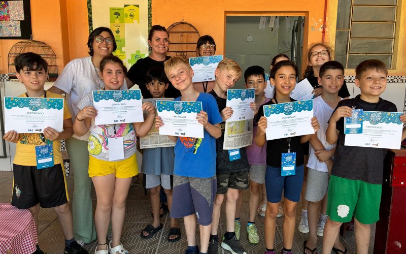 4º ano da Elvira Grin teve 14 trabalhos selecionados no Repórter Mirim; três levaram troféus
