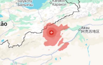 China registra terremoto de magnitude 6
