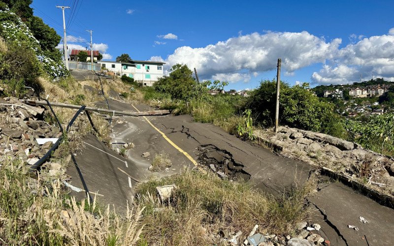 Ruas do bairro Piratini, em Gramado, serão recuperadas após deslizamentos de terra, que aconteceram em maio de 2024