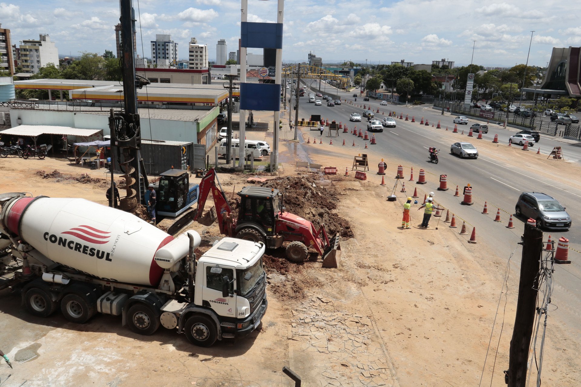 Passagem inferior da Rua Domingos Martins, que conectará a área central à Avenida Doutor Sezefredo Azambuja Vieira (Canoas) | abc+