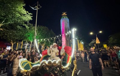 Com a chegada do Papai Noel, Campo Bom dá início ao Natal da Integração