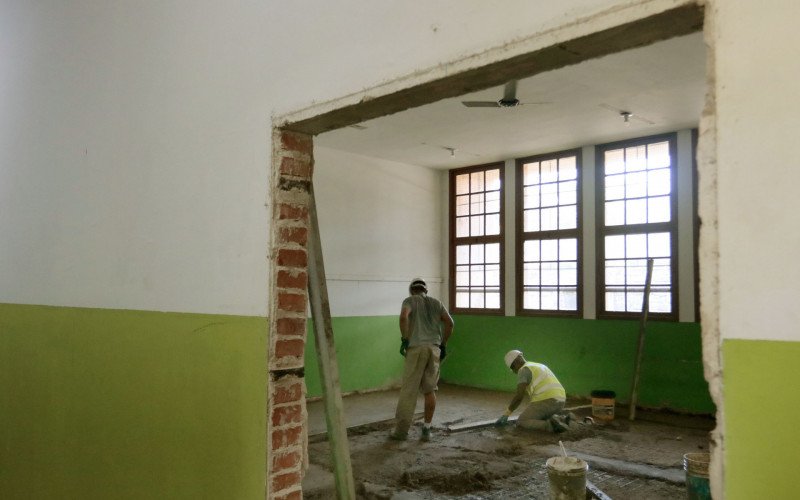 Obra no Instituto Estadual de Educação Dr. Carlos Chagas | abc+