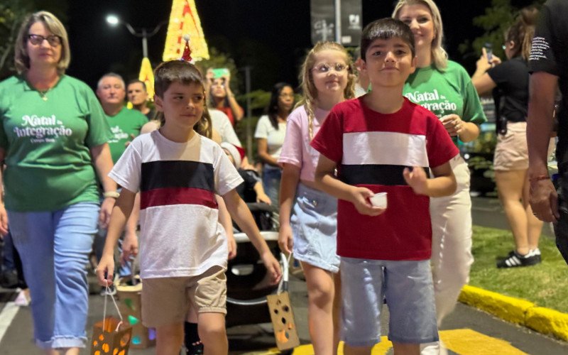 Com a chegada do Papai Noel, Campo Bom dá início ao Natal da Integração