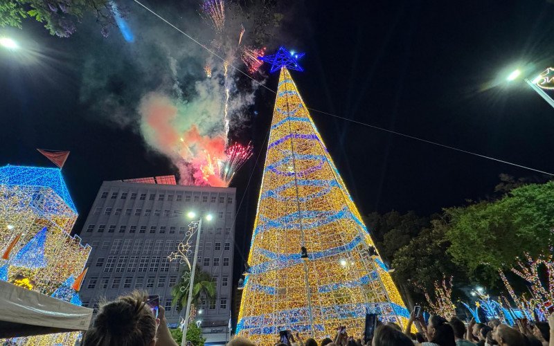 Acendimento da árvore de Natal de Novo Hamburgo