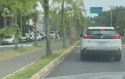 Pessoa é flagrada correndo nua em avenida movimentada de Campo Bom