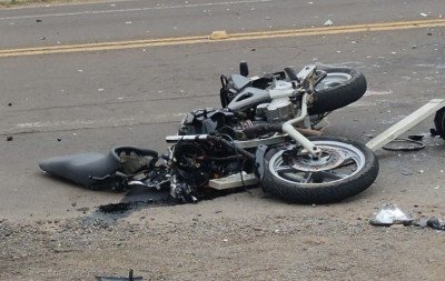 Motociclista fica em estado grave após colisão com caminhão em São Sebastião do Caí