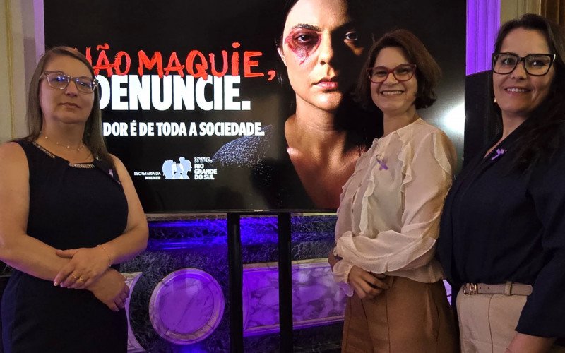 Gabinete da Primeira-Dama participa do lançamento da Campanha "Não Maquie, Denuncie"