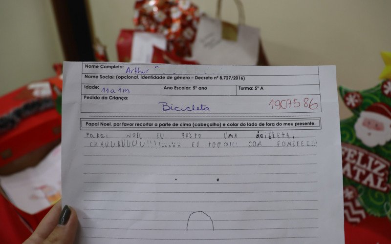 Cartinha escrita por Arthur, de 11 anos | abc+